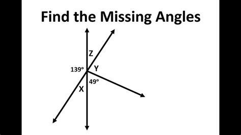 Finding Missing Angle Measures